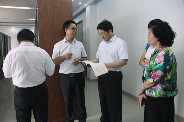 熱烈歡迎河南省科技廳馬世民廳長一行到信陽天意節能技術股份有限公司參觀考察指導工作